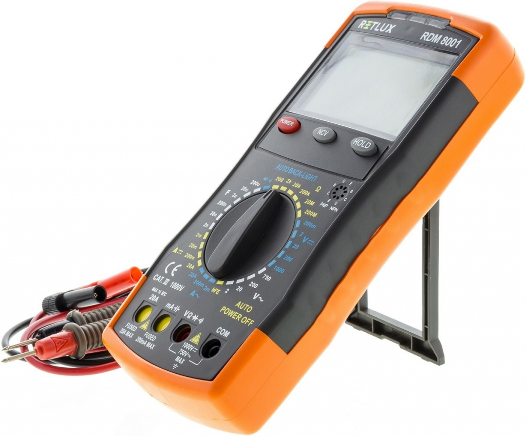 Retlux RDM 8001 Digitálny multimeter s funkciou NCV a magnetom