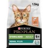 PRO PLAN Adult Sterilised Renal Plus granuly pre mačky losos 1,5 kg