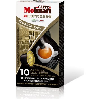 Caffé Molinari ITespresso ORO 10 ks od 2,99 € - Heureka.sk