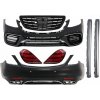 KITT Complete Body Kit suitable for Mercedes S-Class W222 (2013-06.2017) Facelift S63 Design and Taillights Full LED with Sequential Dynamic Turning Lights
