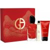 Giorgio Armani Sí Passione parfumovaná voda pre ženy 100 ml + parfumovaná voda 10 ml + telové mlieko 50 ml darčeková sada