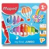 Detské fixky Maped Color'Peps Jumbo 12 farieb