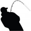 Delphin rybářské samolepky Delphin rybářské samolepky Night fishing is not a crime (795010020)