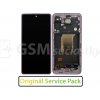 LCD Displej + Dotykové sklo + Přední kryt Samsung Galaxy A55 5G A556 - originál Farba: Fialový + rám