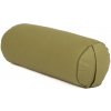 Joga bolster Bodhi Eco s poťahom olivová loden green 65x20