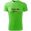 Trust me I´m Mgr. / Ver mi som Magister. - Pánske tričko Fantasy športové - XL ( Apple Green )
