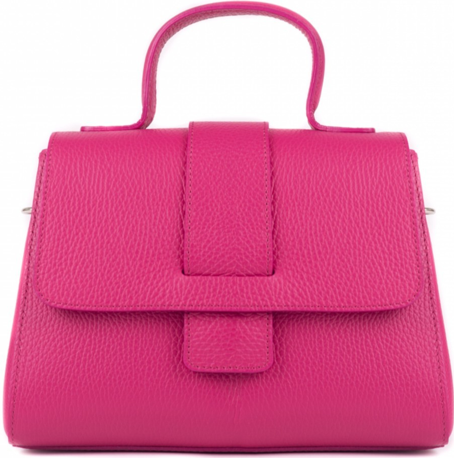 Segali dámska kožená crossbody kabelka Rosy Fuchsia