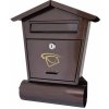 Poštová schránka 280x330x50mm , SDT-1 hneda