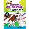 Maľovanka so 6 hračkami - Zvieratká na farme