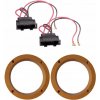 Reproduktorové dištančné prvky MDF 16,5 cm 165 mm Audi Škoda VW Seat od roku 1998