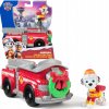 Labková patrola MARSHALL VIANOČNÉ VOZIDLO HASIČSKÉ AUTO A FIGÚRKA MARSHALLA