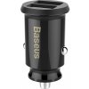 Baseus Grain smart autonabíjačka 2x USB 3.1A, čierna (CCALL-ML01)