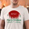 Tričko s potlačou MERRY CHRISTMAS Pánsky Biela L