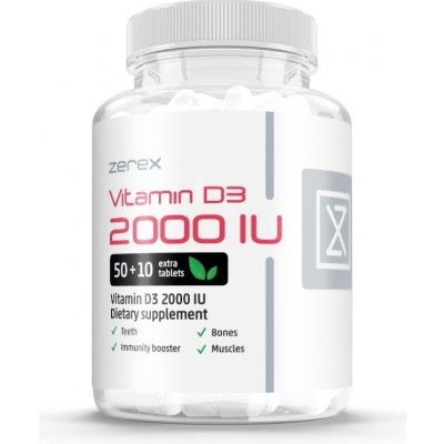 Zerex Vitamín D 2000IU 60 tabliet