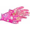 Rukavice Strend Pro Kalmia, nitrilové, ružové, veľkosť 08/M, záhradné, s blistrom