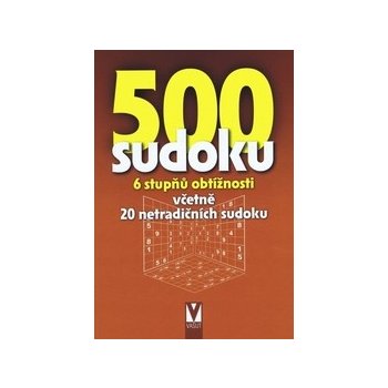 500 sudoku 6 stupňů obtížnosti