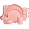 LOVECASA DSK Pink 32 dielna porcelánová jedálenská sada