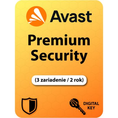 AVAST PREMIUM SECURITY 3 lic. 24 mes.