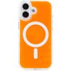 AppleMix Kryt pre Apple iPhone 17 - Podpora MagSafe - číry / oranžový