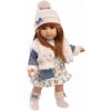 Llorens 53555 NICOLE - realistická bábika s mäkkým látkovým telom - 35 cm