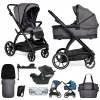 MUUVO SET Kočík 4v1 Slick 2.0 set Pure pink + CYBEX Aton B2 i-Size + základňa VP-F188565
