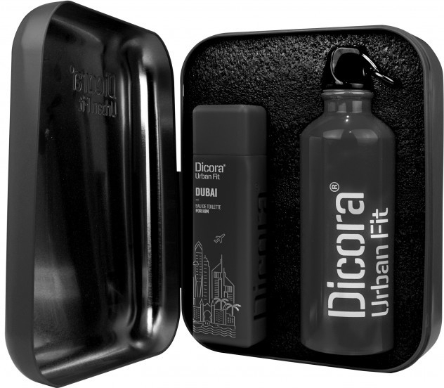 Dicora Urban Fit Dubai Men EDT 100 ml + fľaša 500 ml box darčeková sada