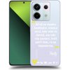 Picasee silikónový prehľadný obal pre Xiaomi Redmi Note 13 Pro 5G - Kazma - SVĚT PATŘÍ TĚM, CO SE NEPOSEROU