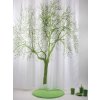 BISK Erga Peva, sprchový záves 180x200cm, polyester, biela-zelená vzor strom, ERG-04439
