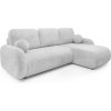 Wilsondo Rohová rozkladacia sedačka Comira - svetlosivá