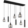 TRIO 364100832 MATARO závesné svietidlo 2xE27, 3xE14, 3xGU10 čierna matná