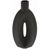 VÁZA KERAMIKA 14x6x27,5CM ČIERNA SUPER CENA!