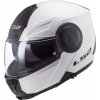 Vyklápacia prilba na motocykel LS2 FF902 Scope Solid biela