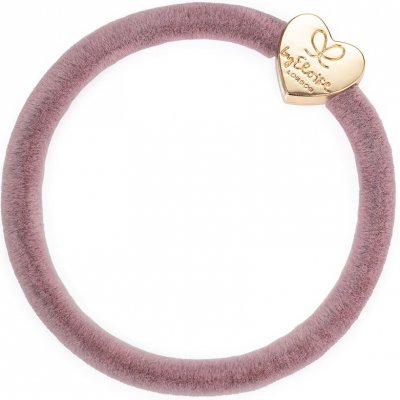 By Eloise London Gold Heart Velvet farba Champagne Pink