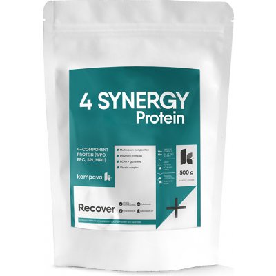Kompava 4 SYNERGY Protein 500 g/16 dávok, vanilka
