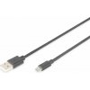 DIGITUS Digitus AK-300110-018-S USB kábel USB 2.0 1,8 m USB A Micro-USB B 0,48 Gbit/s Čierna (AK-300110-018-S)