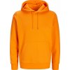 JACK & JONES 3902 / Unisex mikina s kapucňou - vibrant orange XXL