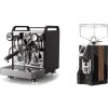 Rocket Espresso Mozzafiato FAST V, black + Eureka Mignon Specialita, WD black, walnut