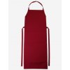 Cg Workwear Verona Dlhá pracovná zástera s trakmi 01146-01 Cherry 90 x 75 cm