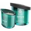 SENZE Upokojujúca masážna sviečka - mäta, ruža, pomaranč 50 ml