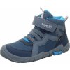 Chlapčenská celoročná barefoot obuv Superfit TRACE GTX Blue/Turquoise 1-006034-8020 - 28