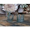 Chic Antique 2ks bronzová antik kovová dekoratívna koruna Crow - Ø 3,5*4cm - Chic Antique