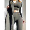 Sim Fashion Sťahujúce legíny Madon s vysokým pásom HLADKÉ Farba: Čierna, Veľkosť: XL