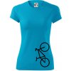 Bicykel na výšku - Dámske Fantasy športové (dresovina) - 2XL ( Svetlý tyrkys )