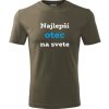 Army tričko najlepší otec na svete - darček pre otca k 60 narodeninám XXXL