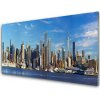 Sklenený obklad Do kuchyne Mesto mrakodrapy domy 100x50 cm