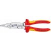 KNIPEX kliešte elektroinštalačné VDE bez otvoru 200mm 1386200
