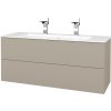 Dreja Umývadlová skrinka VARIANTE SZZ2 120 (umývadlo Pura) - M05 Béžová mat / M05 Béžová mat