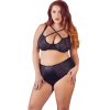 Cottelli Plus Size Bib and Bottom