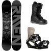 Raven Mystic snowboard + Gravity Indy stone/black vázání + Gravity Void black/grey boty - 163 cm + L (EU 42-45)