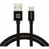 Swissten 71522301 USB - microUSB, 2m, černý